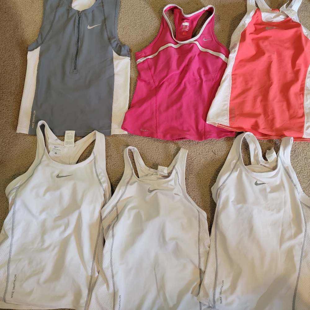 Lot of Nike women's triathlon tops